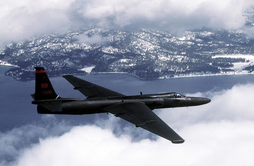 An Air Force U-2 flies a training mission.  (U.S. Air Force Photo by Master Sgt. Rose Reynolds)